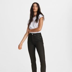 NWT Rag and Bone, High Waisted Black Jeans